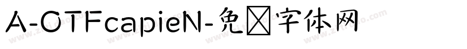 A-OTFcapieN字体转换