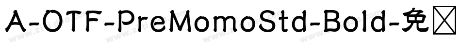 A-OTF-PreMomoStd-Bold字体转换