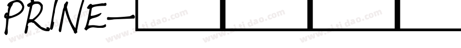 PRINE字体转换