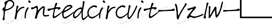 Printedcircuit-Vz1w字体转换