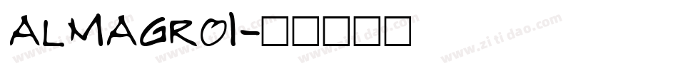 ALMAGRO1字体转换