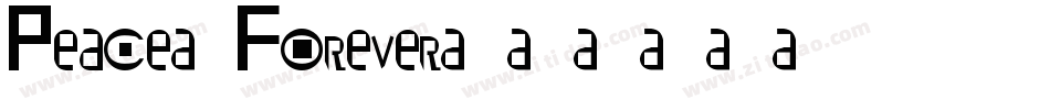 Peace-Forever字体转换