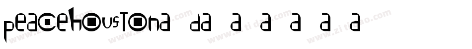 peacehouston3d字体转换