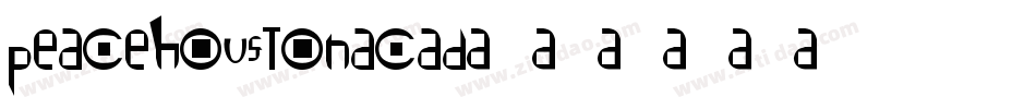peacehoustonacad字体转换
