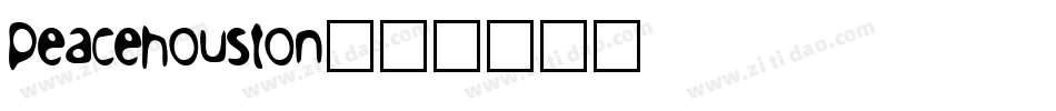 peacehouston字体转换