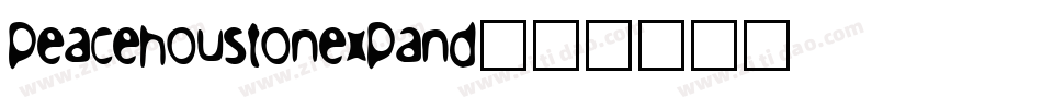 peacehoustonexpand字体转换