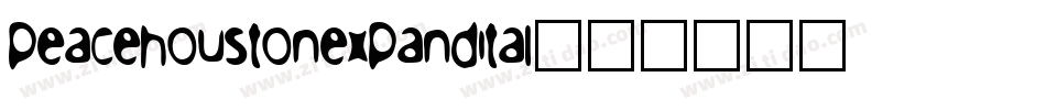 peacehoustonexpandital字体转换