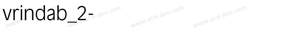 vrindab_2字体转换