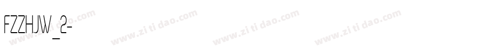 FZZHJW_2字体转换