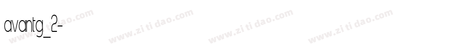 avantg_2字体转换
