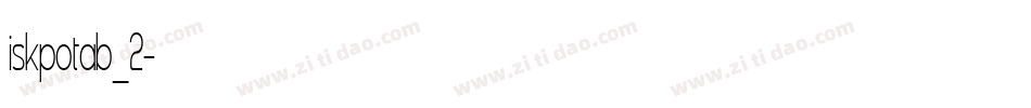 iskpotab_2字体转换
