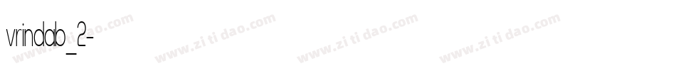 vrindab_2字体转换