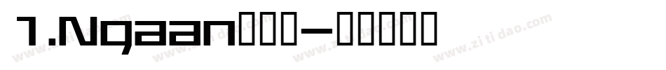1.Ngaan转换器字体转换