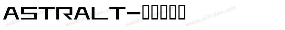 ASTRALT字体转换