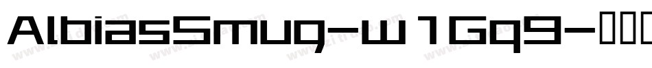 AlbiasSmug-w1Gq9字体转换