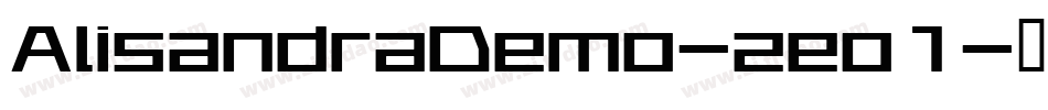 AlisandraDemo-zeo1字体转换