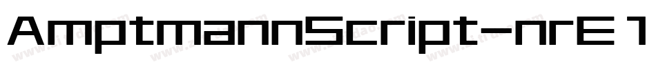 AmptmannScript-nrE1字体转换