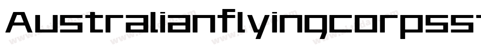 Australianflyingcorpsstencil-gpR1字体转换