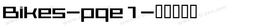 Bikes-pqe1字体转换