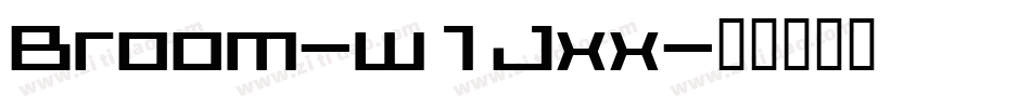 Broom-w1Jxx字体转换