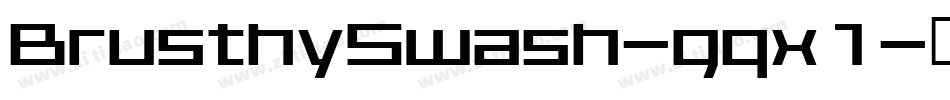 BrusthySwash-gqx1字体转换