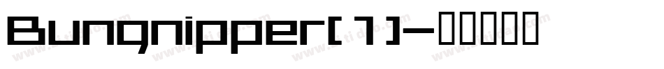 Bungnipper(1)字体转换