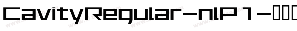 CavityRegular-nlP1字体转换