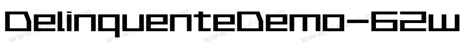 DelinquenteDemo-6Zw1字体转换