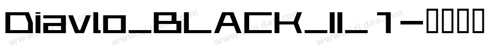 Diavlo_BLACK_II_1字体转换