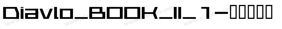 Diavlo_BOOK_II_1字体转换