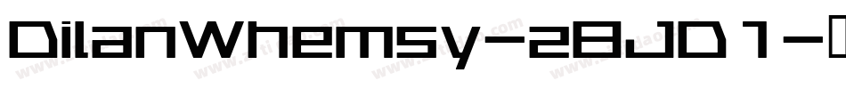 DilanWhemsy-z8JD1字体转换