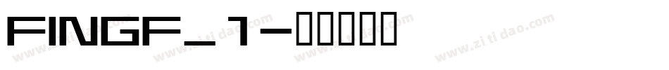 FINGF_1字体转换