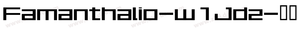 Famanthalio-w1Jdz字体转换