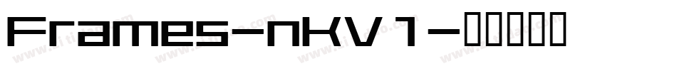 Frames-nKV1字体转换