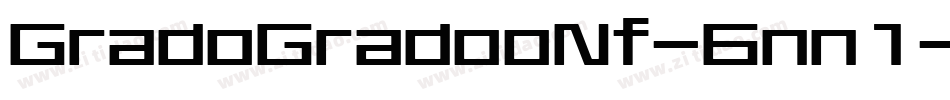 GradoGradooNf-6nn1字体转换