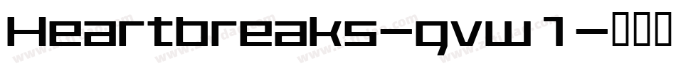 Heartbreaks-gvw1字体转换