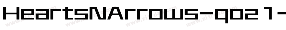 HeartsNArrows-qoz1字体转换
