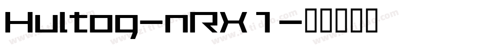 Hultog-nRX1字体转换
