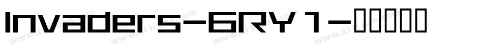 Invaders-6RY1字体转换