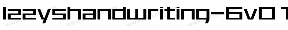 Izzyshandwriting-6vO1字体转换
