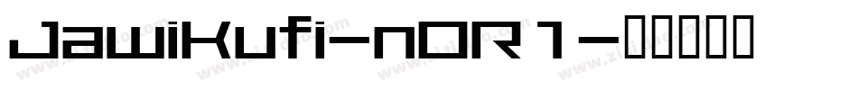 JawiKufi-nOR1字体转换