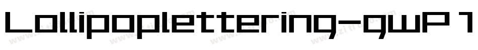 Lollipoplettering-gwP1字体转换