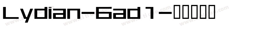Lydian-6ad1字体转换