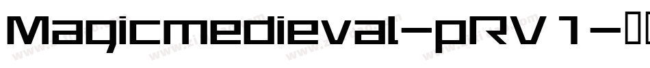 Magicmedieval-pRV1字体转换