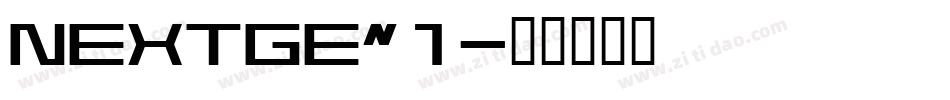 NEXTGE~1字体转换