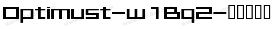 Optimust-w1BqZ字体转换