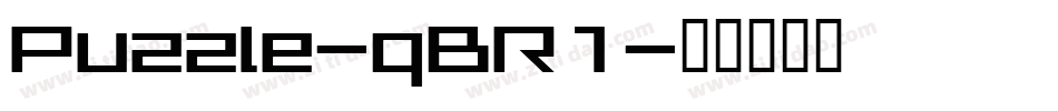 Puzzle-qBR1字体转换