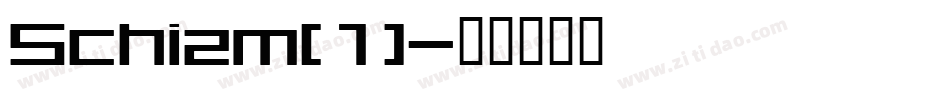Schizm(1)字体转换