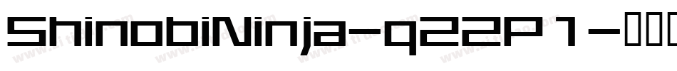 ShinobiNinja-qZZP1字体转换