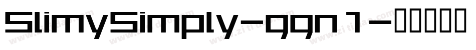 SlimySimply-ggn1字体转换